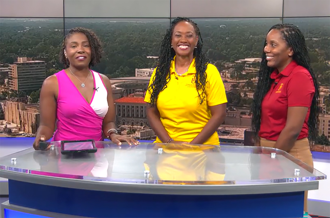 WSFA News Anchor Jasmine Williams hosts Dr. Courtney Griffin ad Dr. Lecia Robinson on Alabama Live