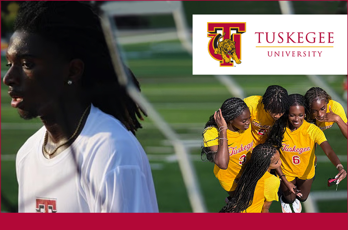 Tuskegee University men’s and women’s soccer teams