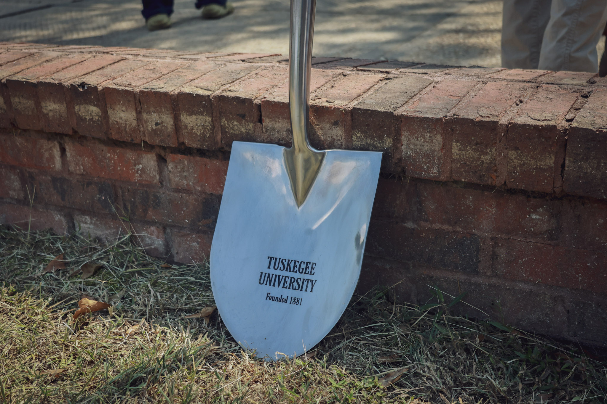Shovel used at the groundbreaking