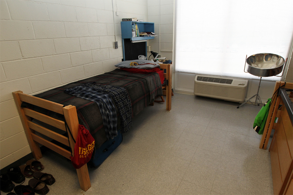 Banneker Hall inside picture of dorm room